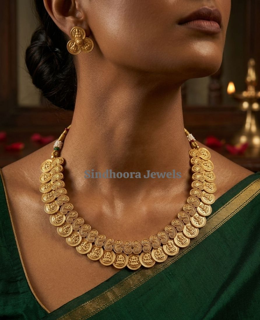 Lakshmi Coins Necklace